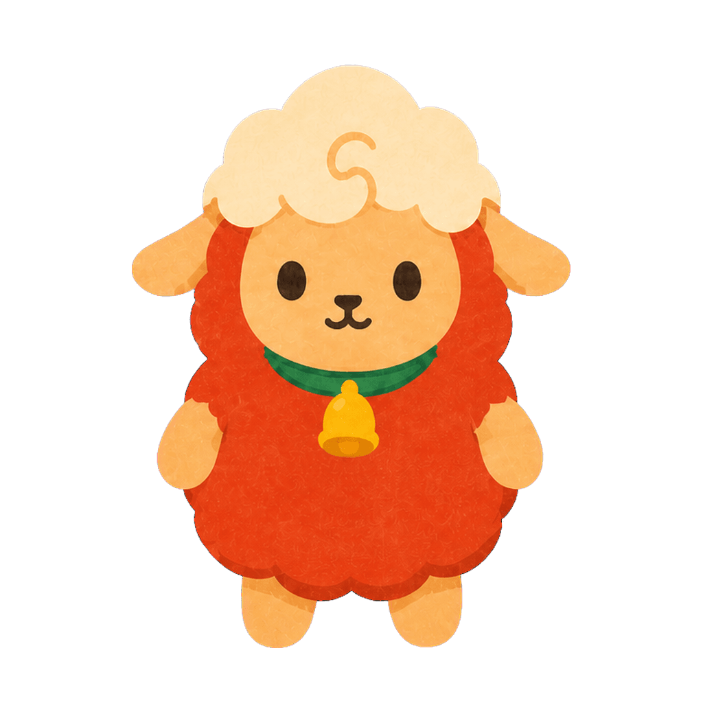 Remy the sheep looking content